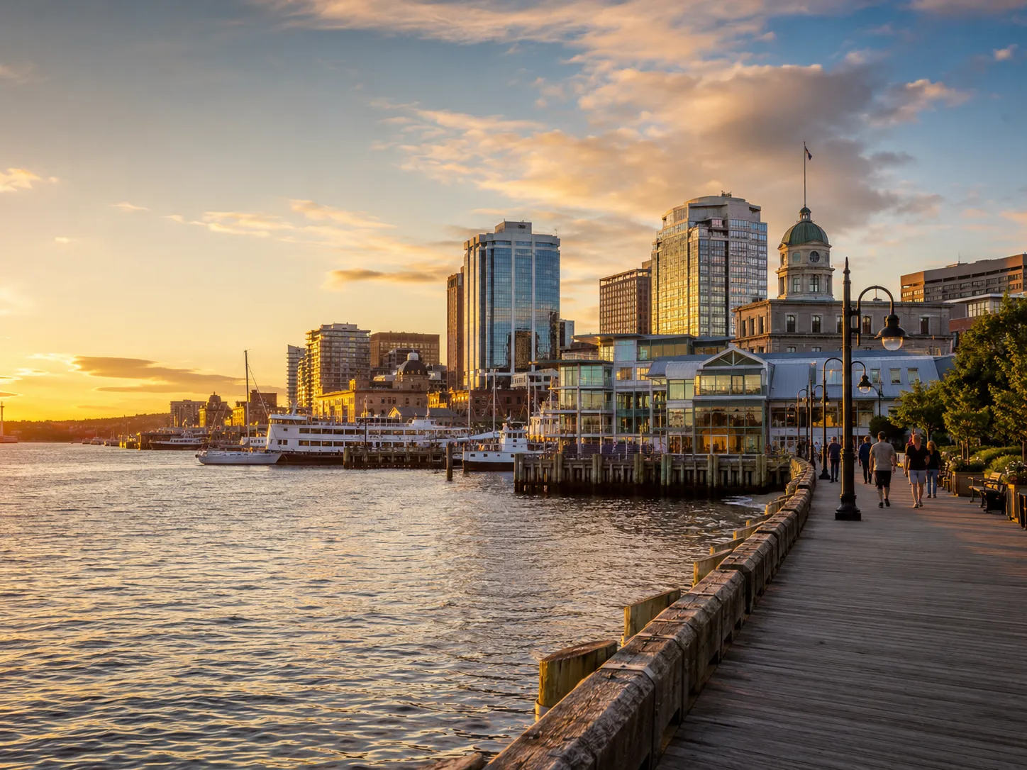 View of Halifax, where Obaid Quran Academy teaches online Quran classes to local families.